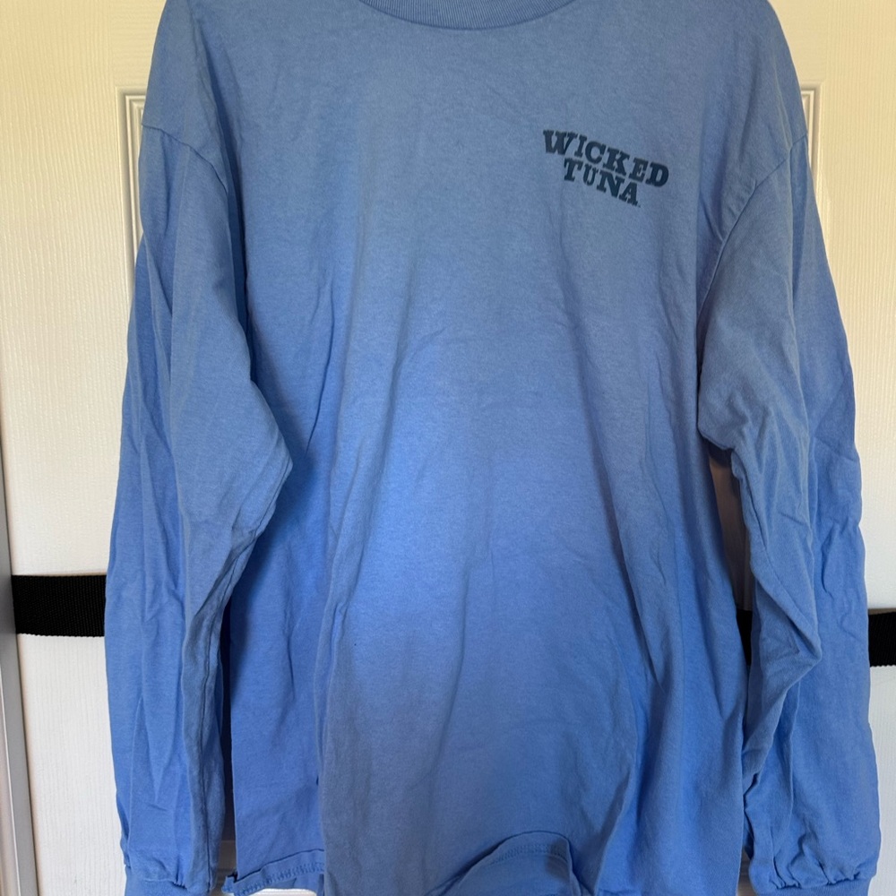 Wicked Tuna Blue Long Sleeve Shirt